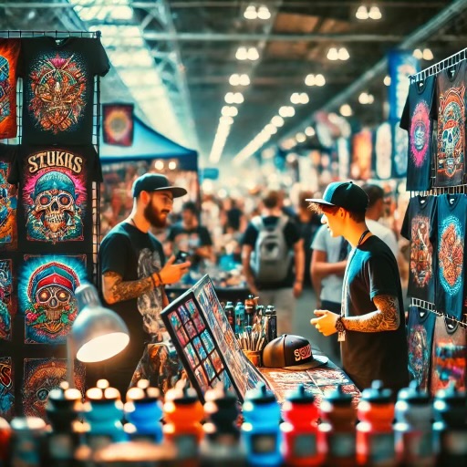 Lifestyle image of a vendor